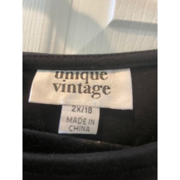 Unique Vintage Wiggle Dress 1950s, Pin Up Sz 2X #68 - Picture 3 of 5